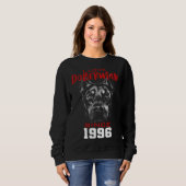 Sweatshirt I love doberman since 1996 (Devant entier)