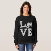 Sweatshirt I Love Ferrets (Devant entier)