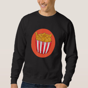 Sweatshirt I Love Fried Chicken Food 1