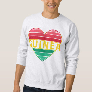 Sweatshirt I Love Guinée, Coeur guinéen