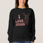 Sweatshirt I love Jesus (Devant)