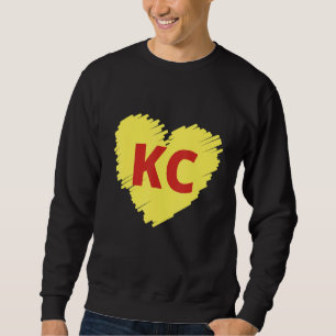 Sweatshirt I Love Kansas City Fan Kc Football Sport Vêtements