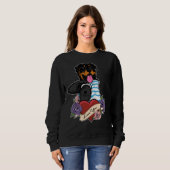 Sweatshirt I Love Maman Tattoo I Rottweiler Maman (Devant entier)