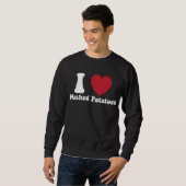 Sweatshirt I Love Mashed Potatoes Thanksgiving Diner Cadeau (Devant entier)