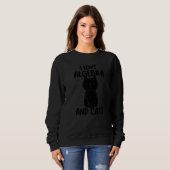 Sweatshirt I Love Math and Cats   Algebra  1 (Devant entier)