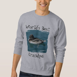 Sweatshirt I Love My Grand-pa Lake Bird Photo Black White Duc