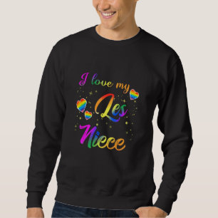 Sweatshirt I Love My Les Niece Fier Tante Oncle Gay Lesbian