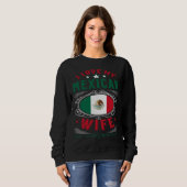 Sweatshirt I love my Mexican wife (Devant entier)