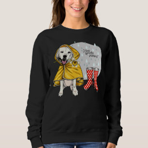 Sweatshirt I Love Spring Douches White Labrador Retriever Wit