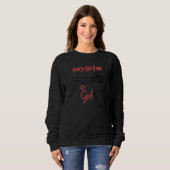 Sweatshirt I Love State Of Florida Flower Outline Bocaraton C (Devant entier)