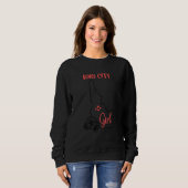 Sweatshirt I Love State Of Idaho Flower Outline Boisecity Cit (Devant entier)