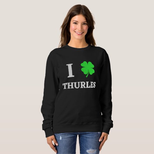 SWEATSHIRT I LOVE THURLES (Devant entier)
