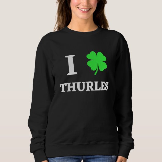 SWEATSHIRT I LOVE THURLES (Devant)
