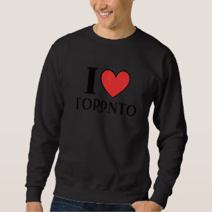 Sweatshirt I Love Toronto Canada Premium