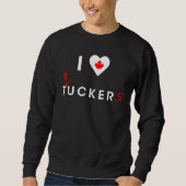 Sweatshirt I Love Tucker Funny Trucker Freedom Convoy 2022 (Devant)