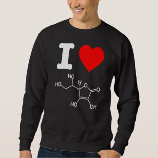 Sweatshirt I Love Vitamine C Ingrédients de soins de la peau