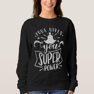 Sweatshirt I Love Yoga Accessories Hommes Femmes Yoga Vous Do