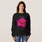 Sweatshirt I Love You - Rose -Valentines Personalized   (Devant entier)
