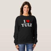 Sweatshirt I Love Yule Premium (Devant entier)