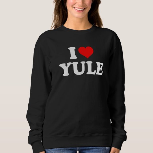 Sweatshirt I Love Yule Premium (Devant)