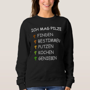 Sweatshirt I Mag Champignons Déterminés Champignons De Champi