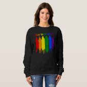 Sweatshirt I Read Banned Books Week Rainbow LGBT Book Teache (Devant entier)