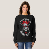 Sweatshirt I Rock With My Dad To Heavy Metal Child Son Daught (Devant entier)