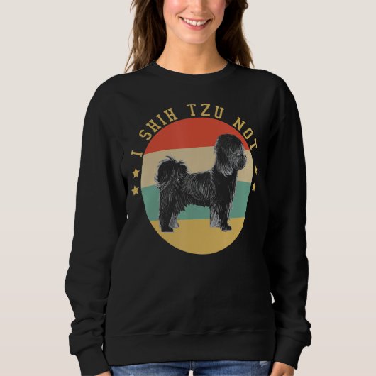 Sweatshirt I Shih Tzu Pas Chien Maman (Devant)