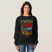 Sweatshirt I Survived First Days Of School Funny Student Teac (Devant entier)