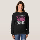 Sweatshirt I Survived Her Passing Nursing School (Devant entier)