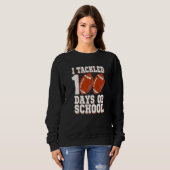 Sweatshirt I Tackled 100 Day Of School Football Boy 100th Day (Devant entier)