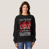 Sweatshirt I Teach The Cutest 9th Grade Valentines Gnomes Tea (Devant entier)