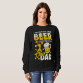 Sweatshirt I Thought She Said Beer Competition Cheer Dad (Devant entier)