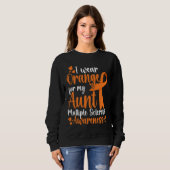 Sweatshirt I Wear Orange For My Grandma Multiple Sclerosis Aw (Devant entier)
