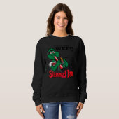Sweatshirt I Would Smoke Weed With A Goat In A Boat (Devant entier)