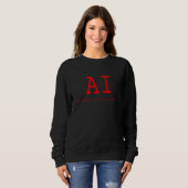 Sweatshirt IA Débloquer le potentiel infini_4 (Devant entier)