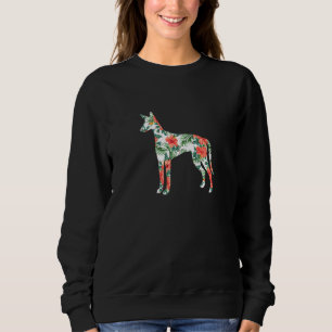 Sweatshirt Ibizan Hound Aloha Hawaiian Chien