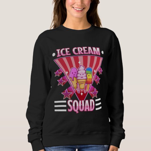 Sweatshirt Ice cream squad  3 (Devant)