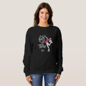 Sweatshirt Ice Skating Figure Skater Skates Distressed (Devant entier)