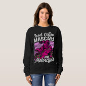 Sweatshirt Iced Coffee Mascara and motorcycles (Devant entier)