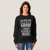 Sweatshirt Ich Bin Der Große Bruder Ich Mache Die Rules (Devant entier)