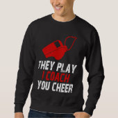 Sweatshirt Ich coache sie spiel dich cheeler (Devant)