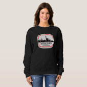Sweatshirt Ich Liebe München Tee Cool Munich Skyline Graphiqu (Devant entier)
