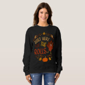Sweatshirt Ici juste pour les petits pains (Devant entier)