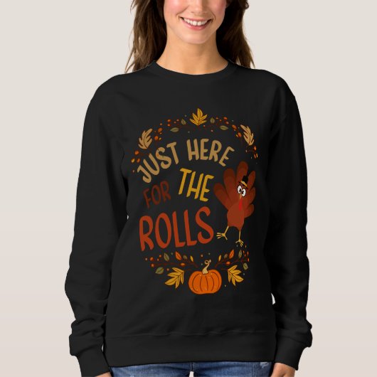 Sweatshirt Ici juste pour les petits pains (Devant)