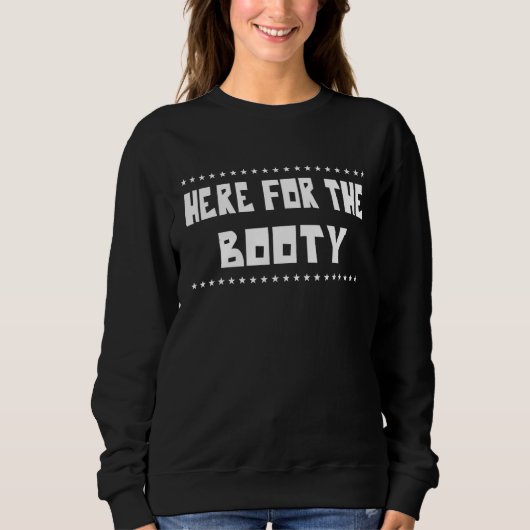 Sweatshirt Ici Pour La Jour de la St Patrick Booty (Devant)