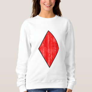 Sweatshirt Icône Lecture de Cartes Diamants