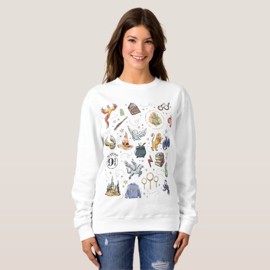 Sweatshirt Icônes HARRY POTTER™ (Devant entier)