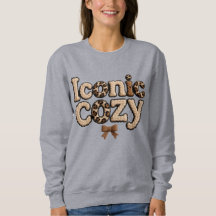 Iconic Mom Faux Yarn Style capuche – P pour femmes