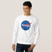 Sweatshirt Iconique de la NASA (Rocket White) (Devant entier)